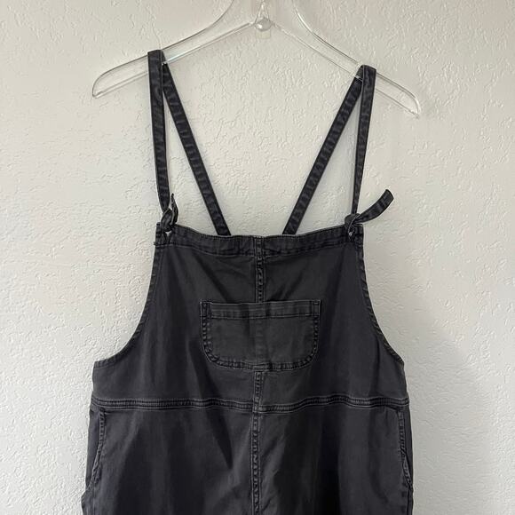Pilcro Anthropologie Women's Baggy Denim Bib Overalls L Streetwear Festival - Picture 4 of 9